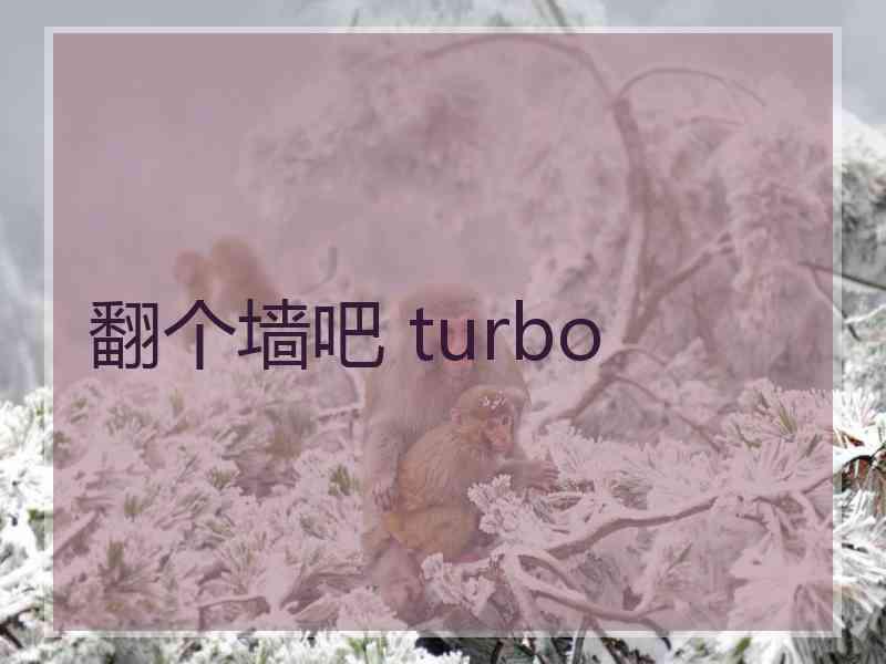 翻个墙吧 turbo