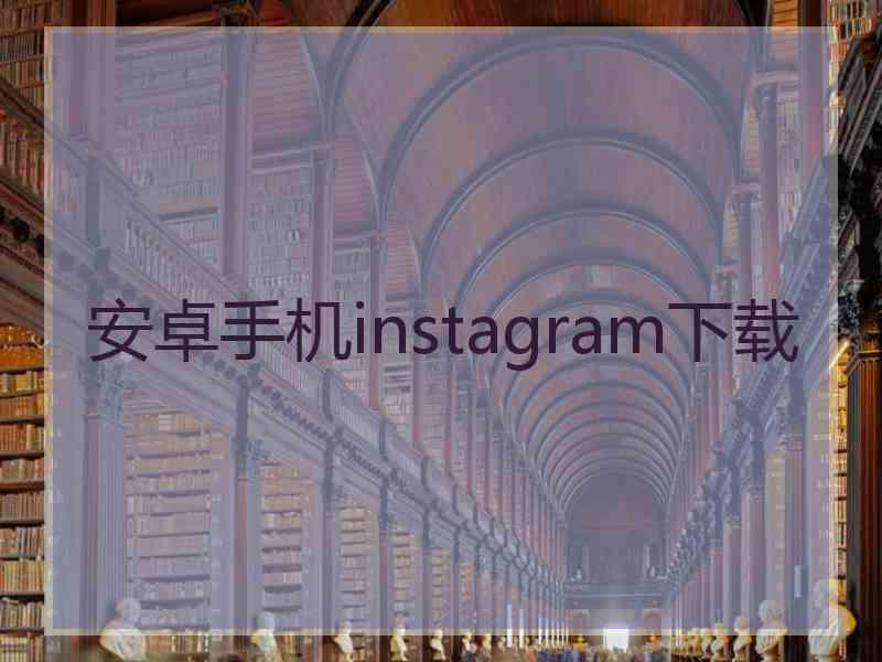 安卓手机instagram下载