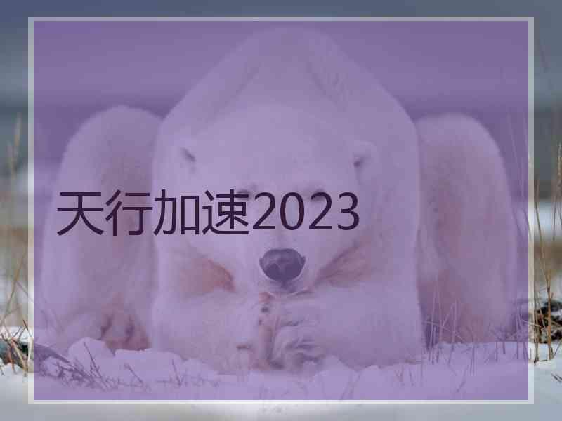 天行加速2023