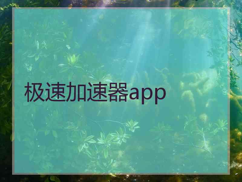 极速加速器app