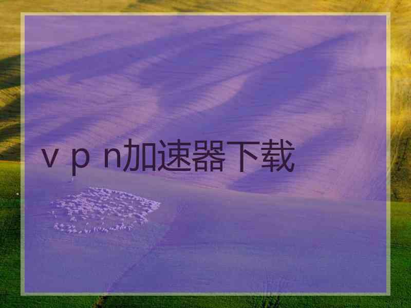 v p n加速器下载