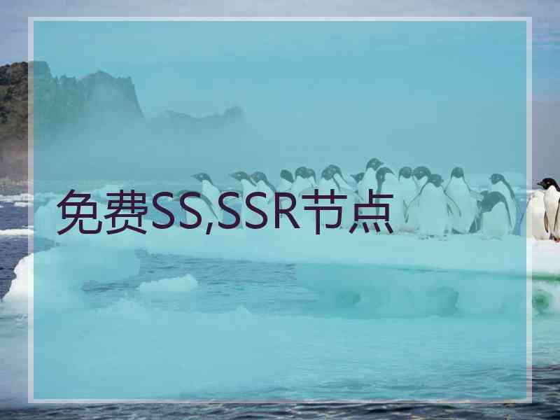 免费SS,SSR节点