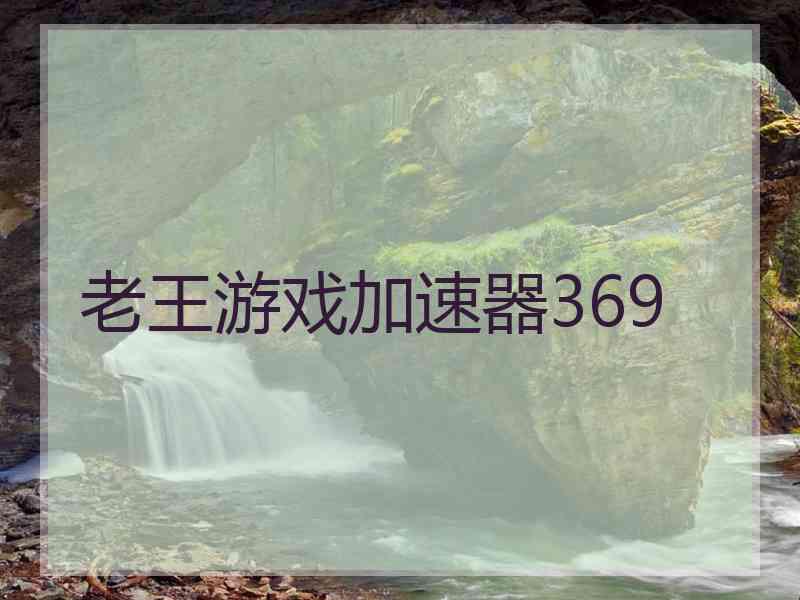 老王游戏加速器369