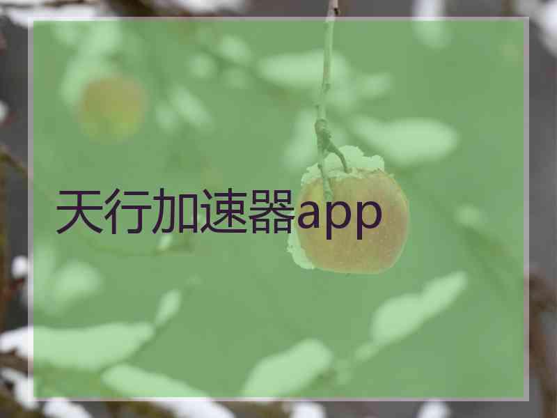 天行加速器app